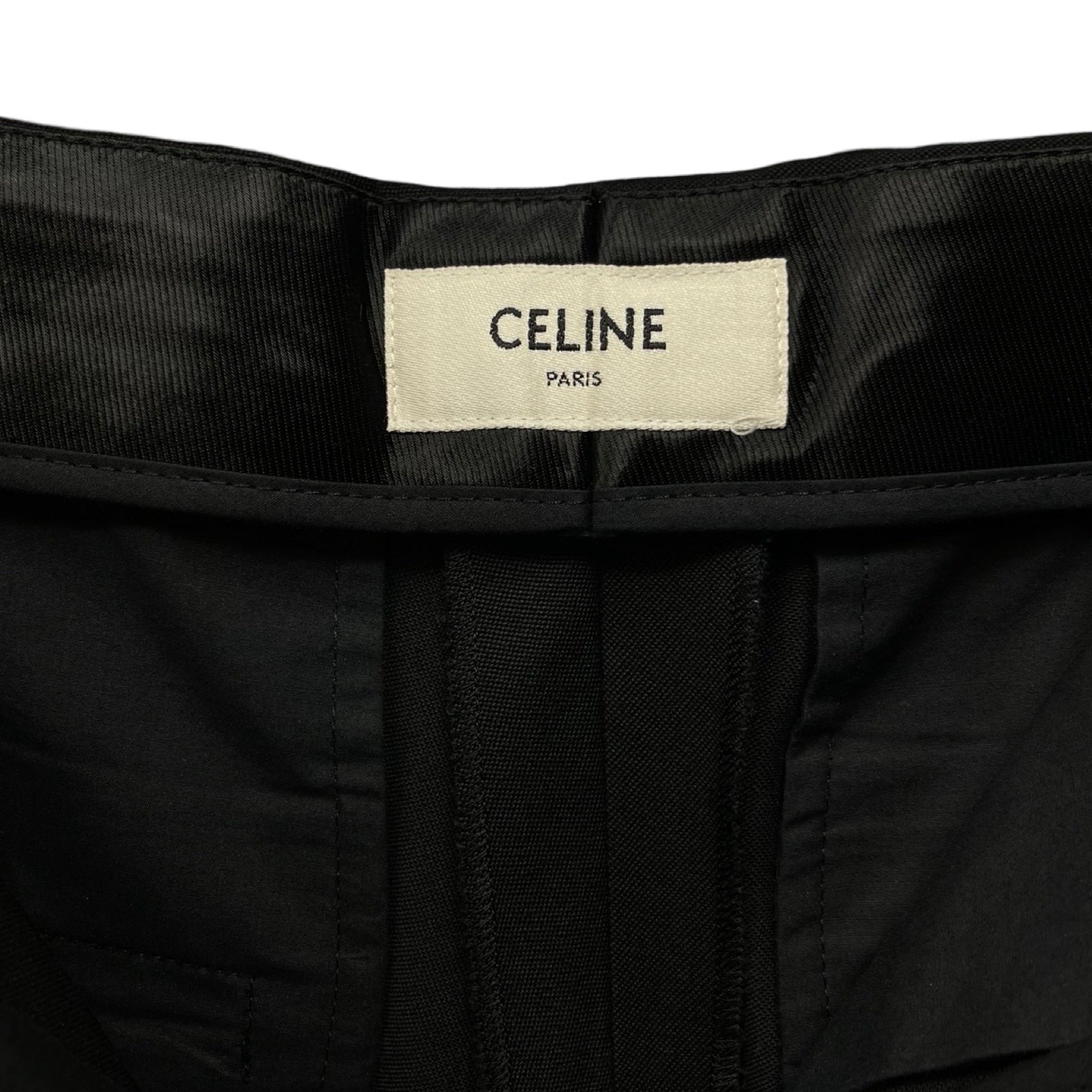 CELINE Classic Pants Grain De Poudre 2P096659D Size 50