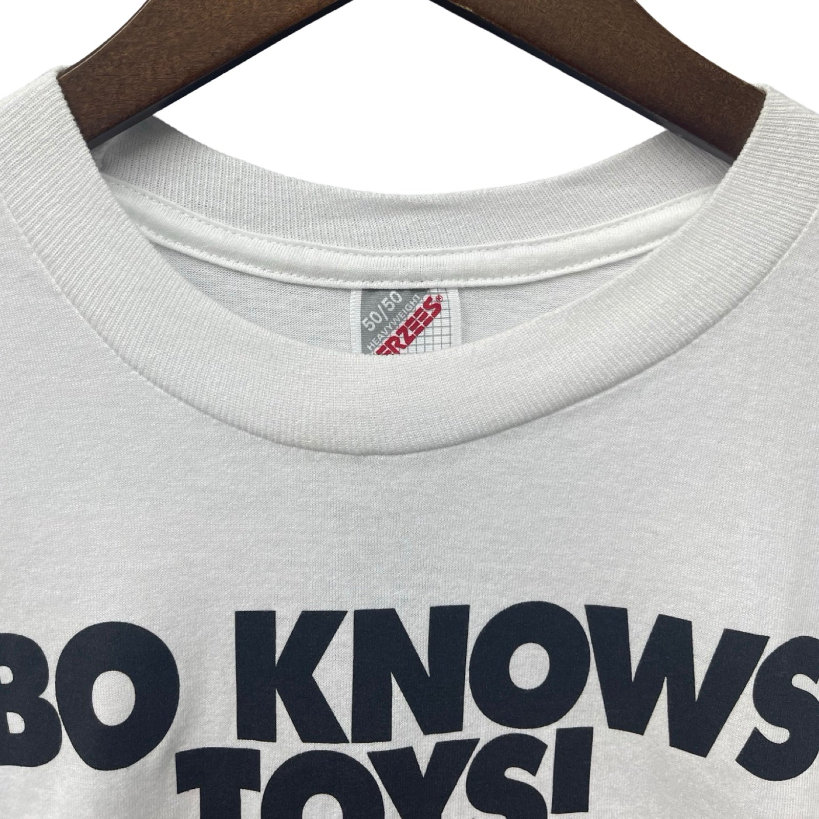 Vintage 90's Jerseys "BO KNOWS TOYS!" S/S Tee Size XL