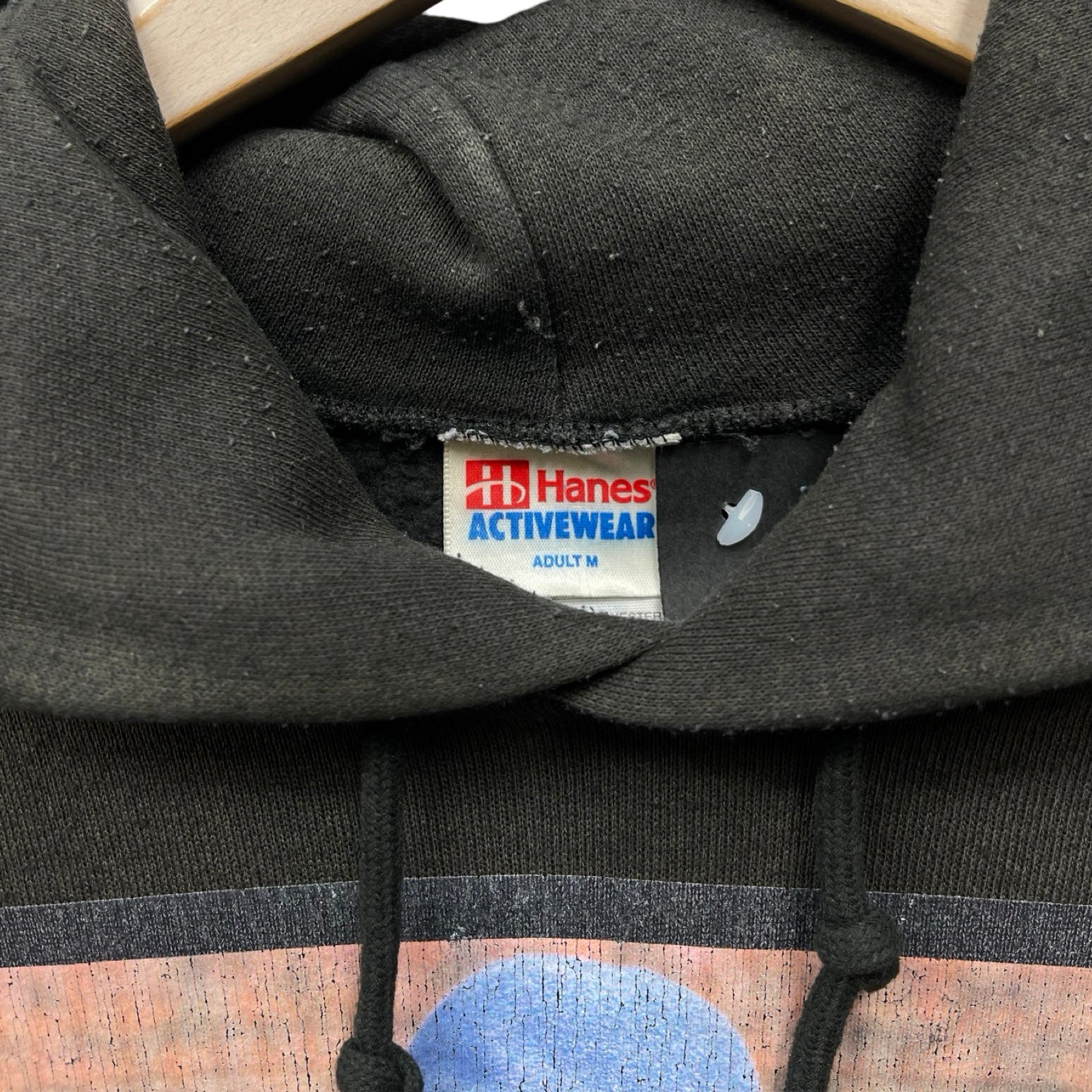 Vintage Hanes LL Cool J "Fuck You Heroes" Print Hoodie Size M