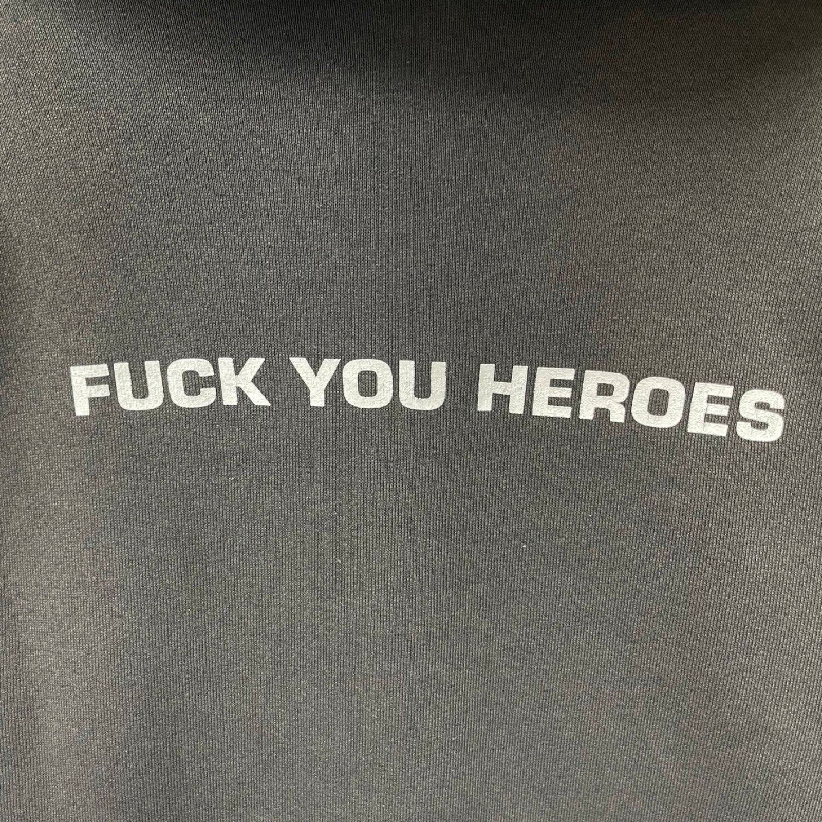 Vintage Hanes LL Cool J "Fuck You Heroes" Print Hoodie Size M