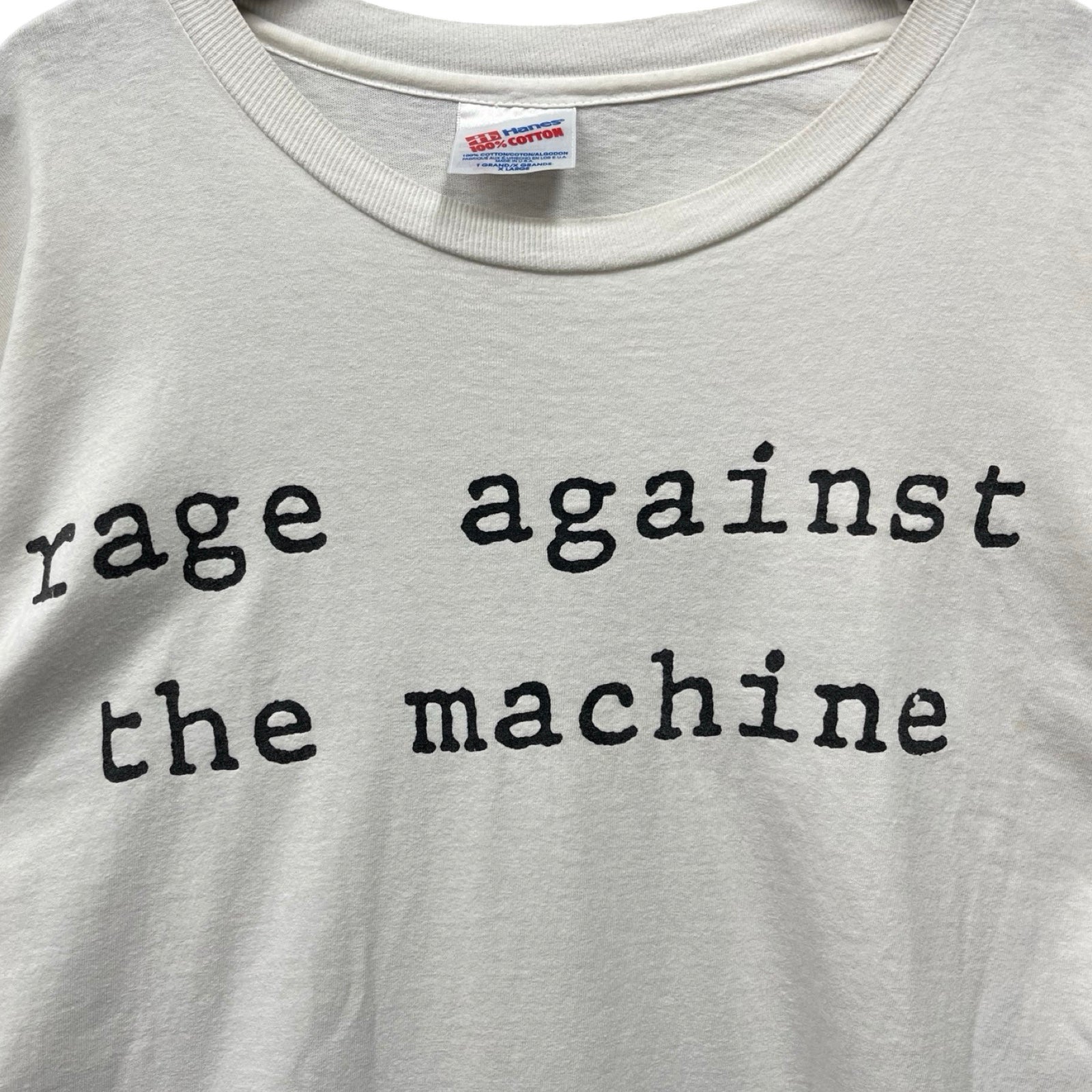 Vintage 90's Rage Against The Machine "Grenade Bomb" S/S Tee Size XL