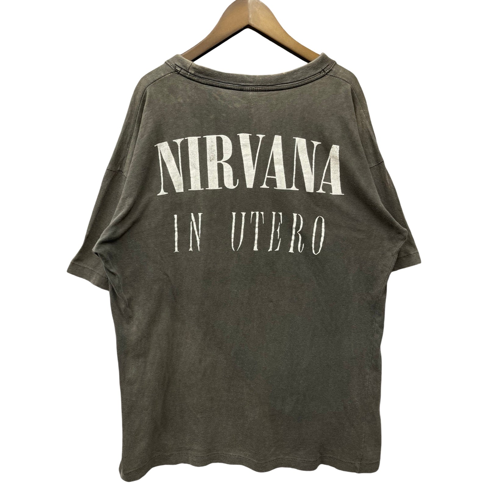 90s NIRVANA タツノオトシゴ Rape Me バンドTシャツ USA製 NIRVANA ニルヴァーナ Tシャツ Lサイズ All Apologies・Rape Me