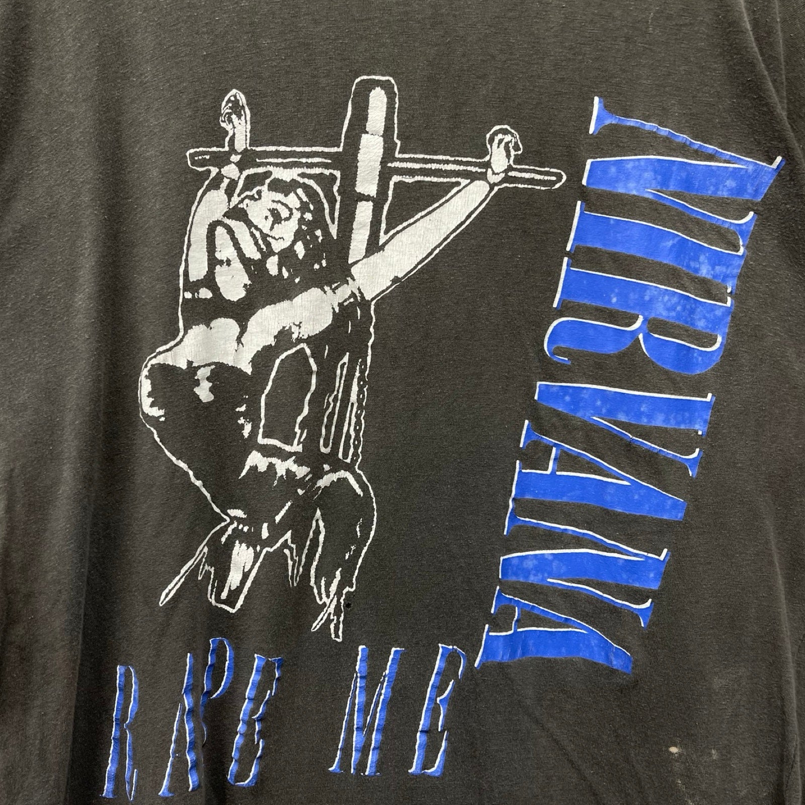 Vintage 90's NIRVANA "RAPE ME IN UTERO" S/S Tee