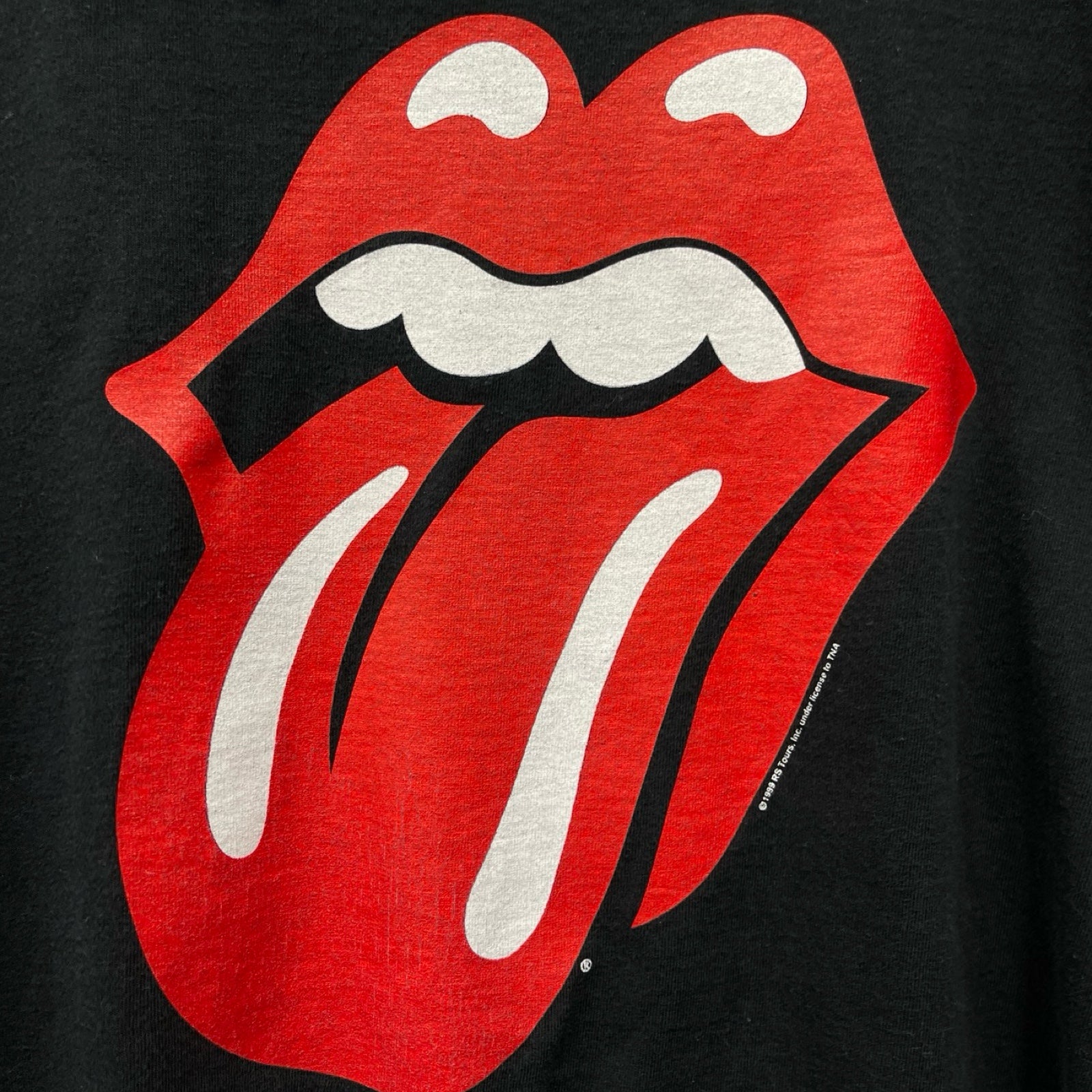 Vintage 90's The Rolling Stones 1999 Lip & Tongue S/S Tee Size L