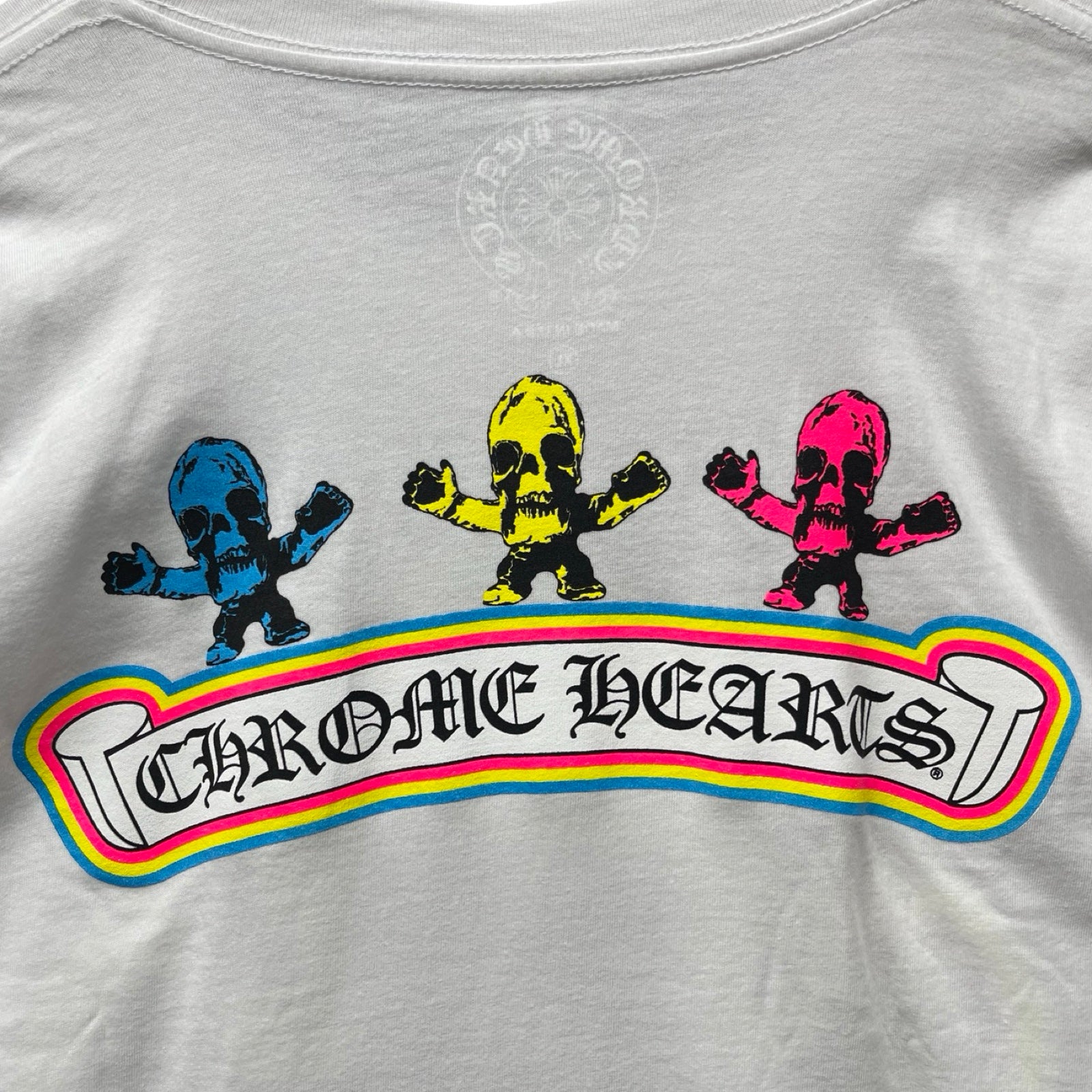 CHROME HEARTS 2024SS FOTI Rainbow Scroll Logo L/S Tee Size XL