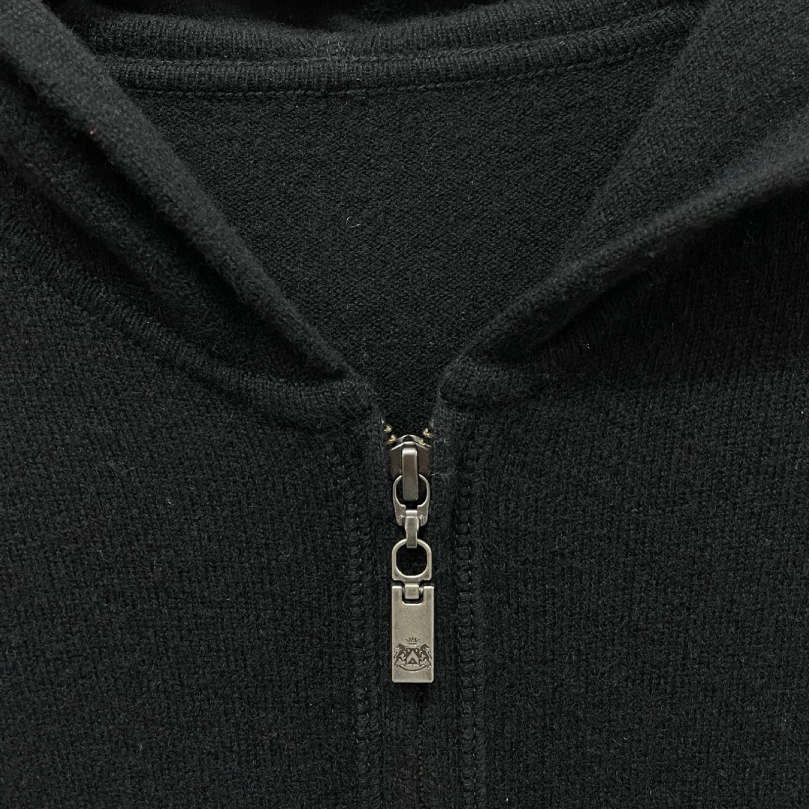 lucien pellat-finet Cashmere Bear Appliqué Knit Hoodie Size XL