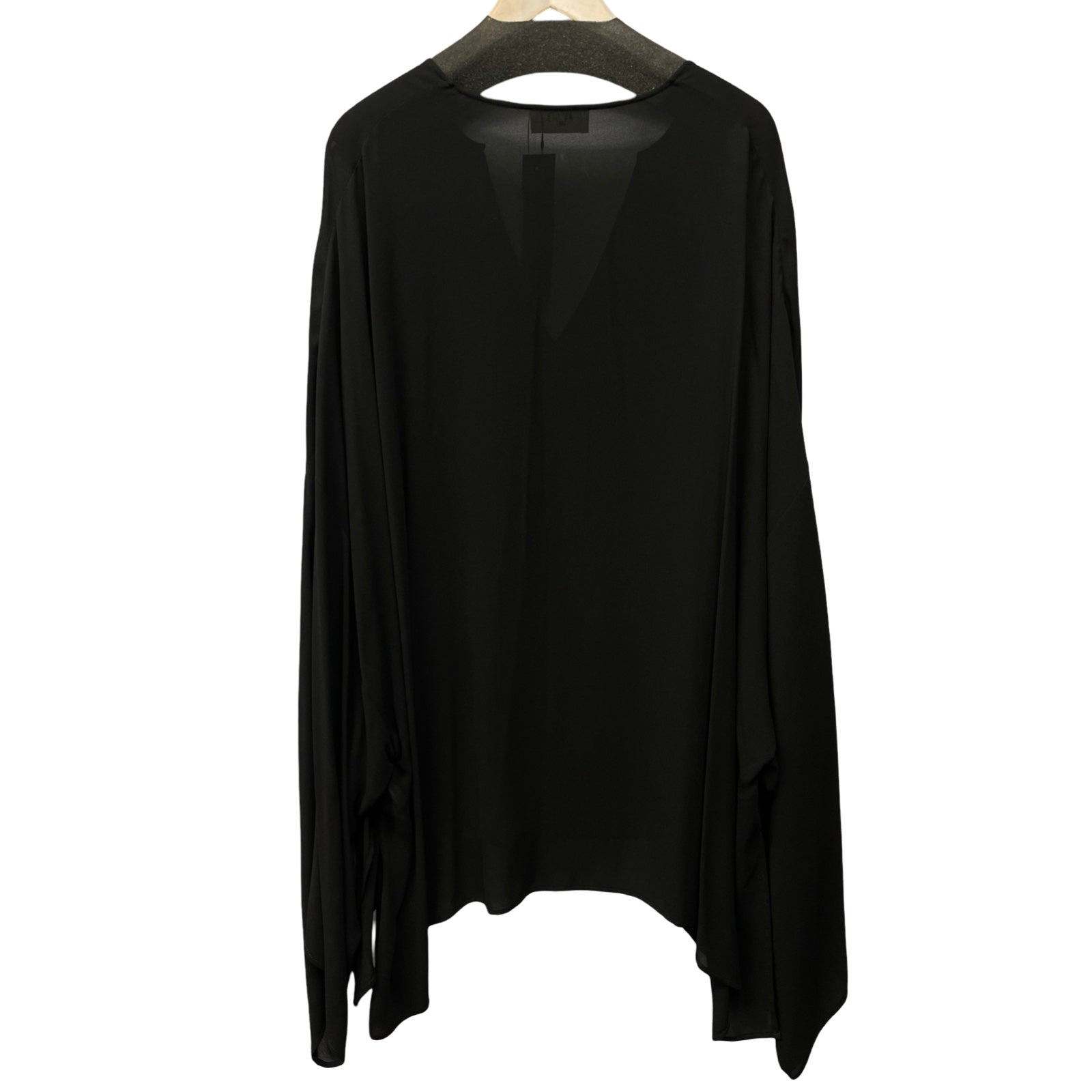 CELINE 2022SS Viscose Georgette Kaftan Tunic Shirt 2C732243G Size 50