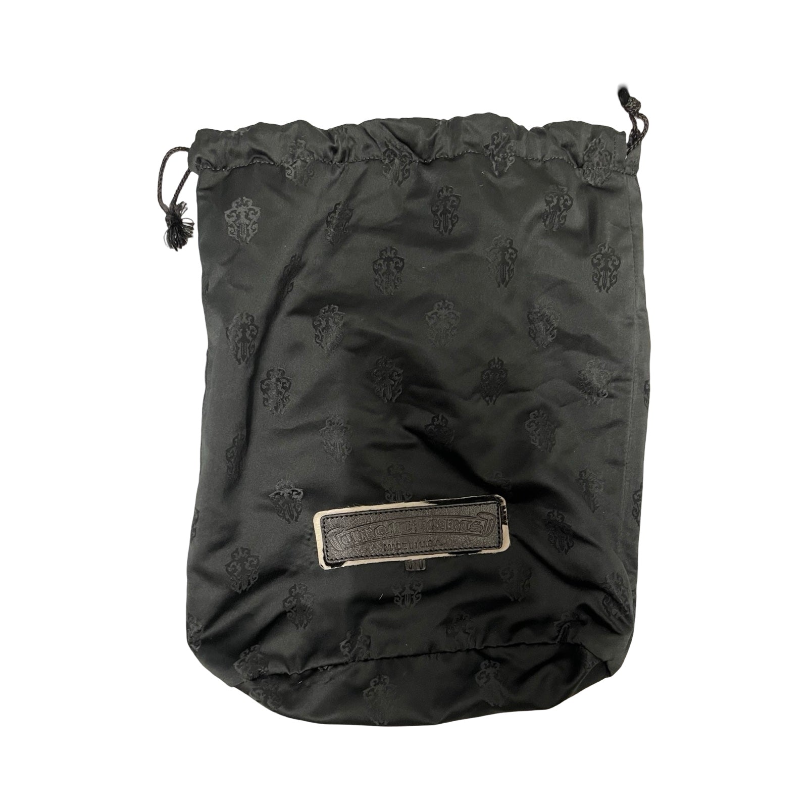 CHROME HEARTS HOT POT CH Plus Cross Ball Unborn Carf Leather Shoulder Bag