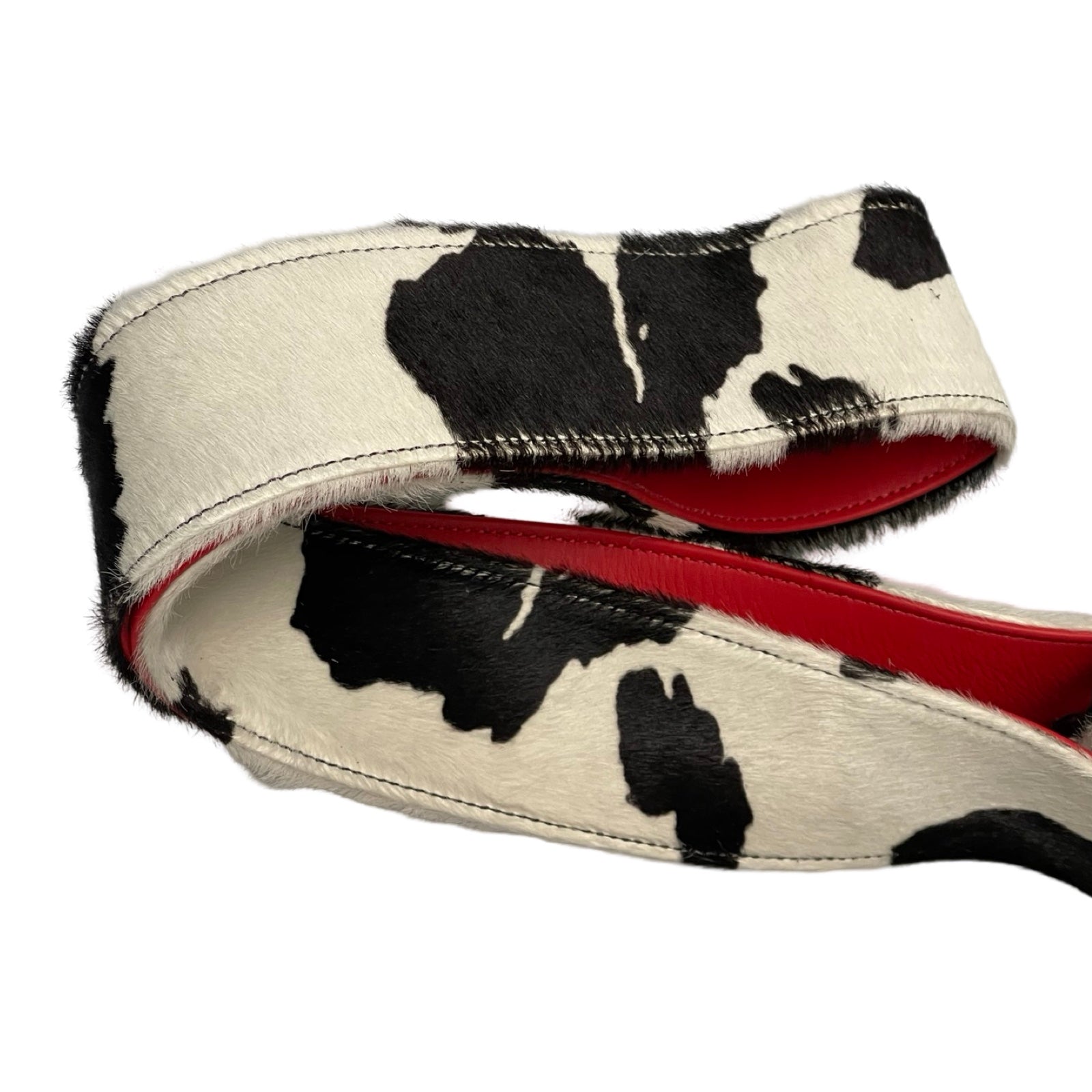 CHROME HEARTS HOT POT CH Plus Cross Ball Unborn Carf Leather Shoulder Bag