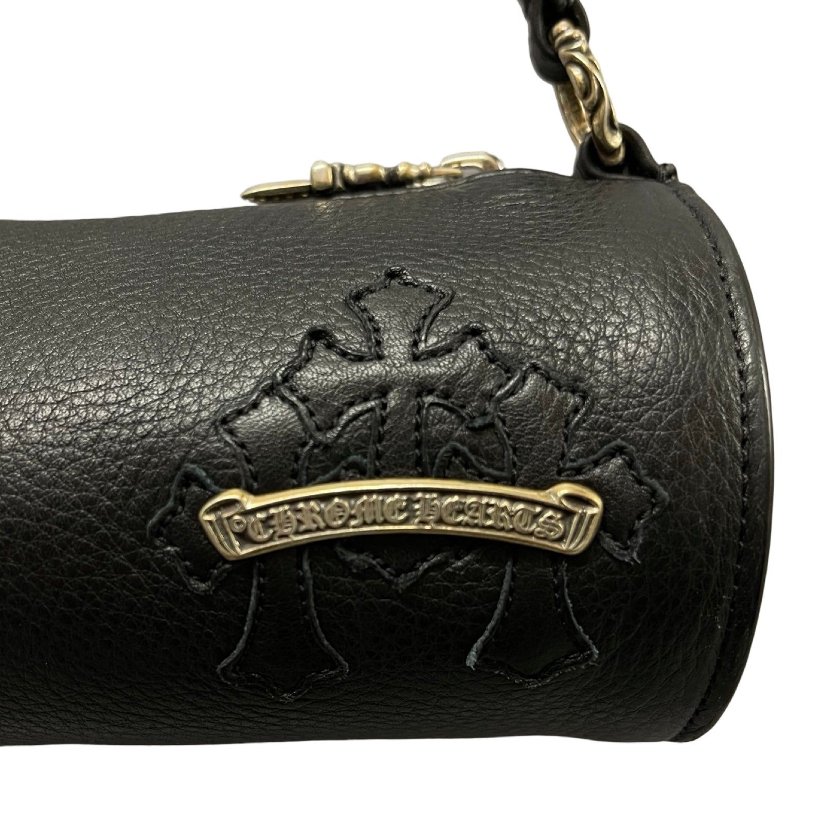 CHROME HEARTS GRINDS Cemetery Cross Patch Shoulder Bag Small