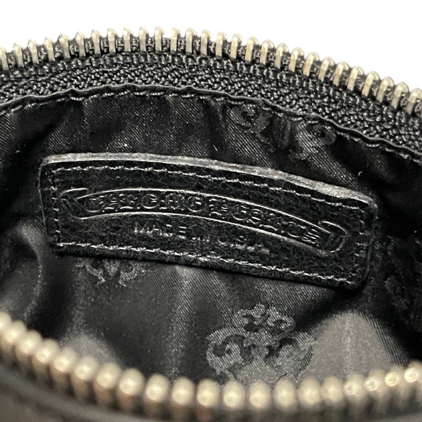 CHROME HEARTS GRINDS Cemetery Cross Patch Shoulder Bag Small