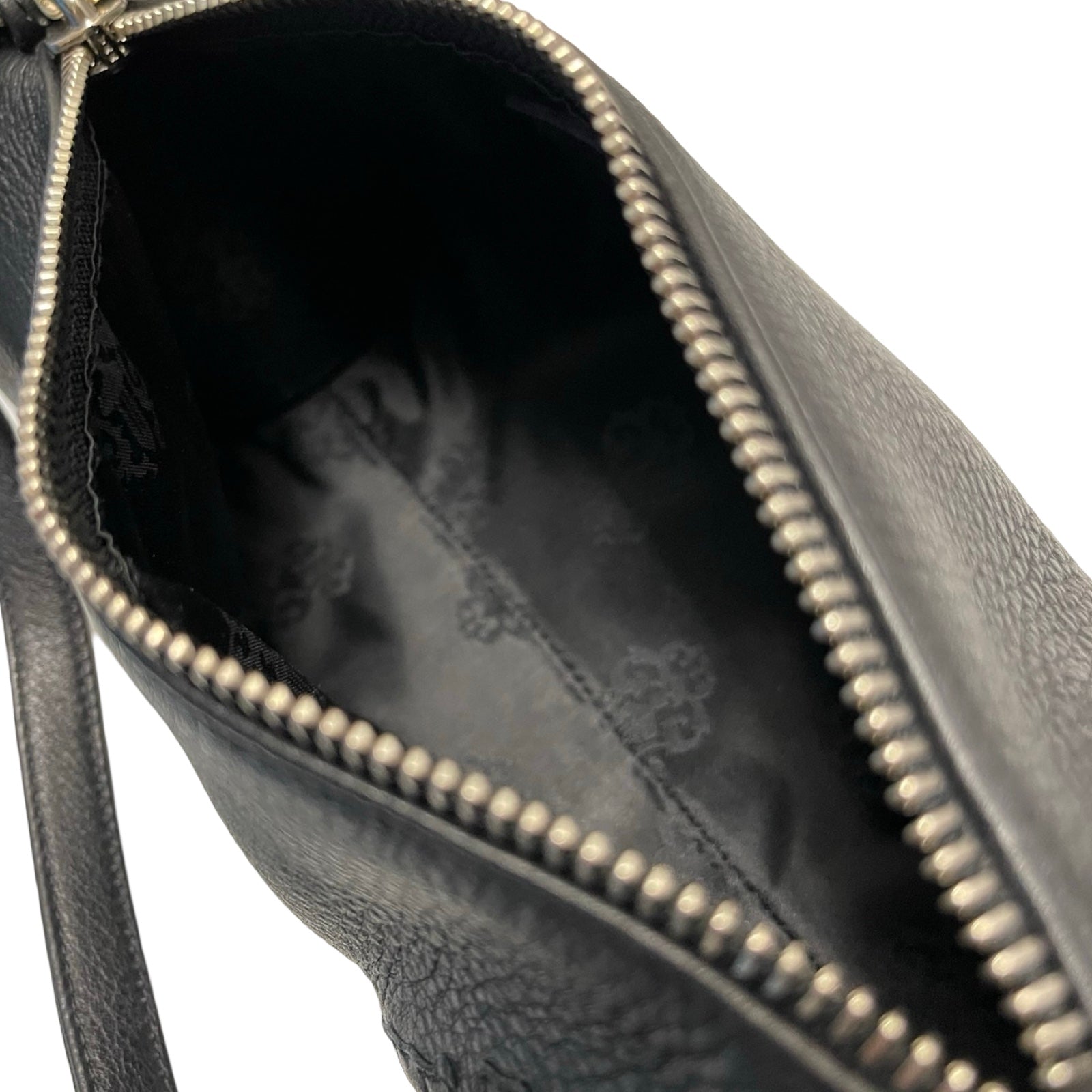 CHROME HEARTS GRINDS Cemetery Cross Patch Shoulder Bag Small