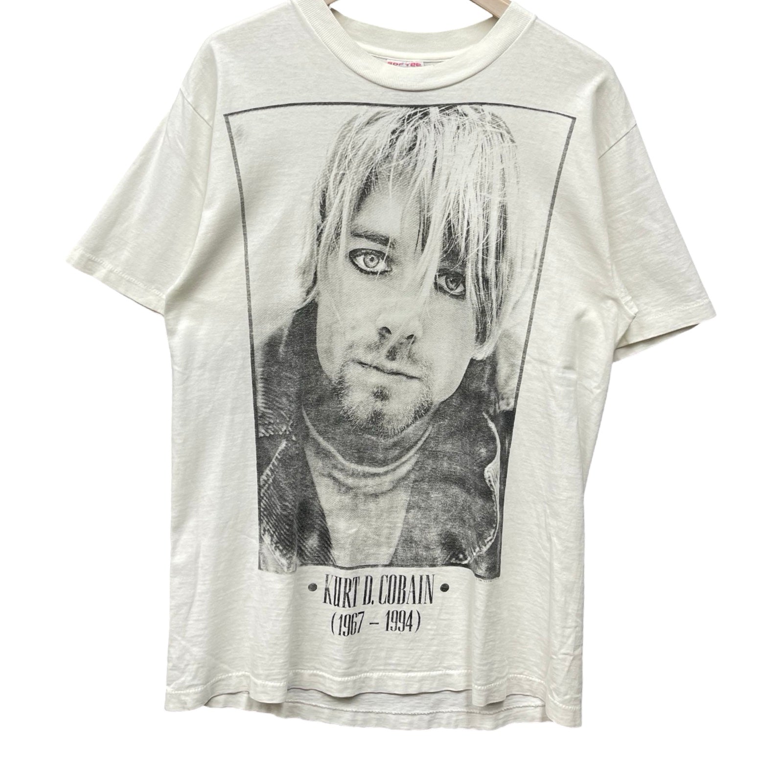 Vintage 90's Nirvana Kurt Cobain Memorial S/S Tee Size L