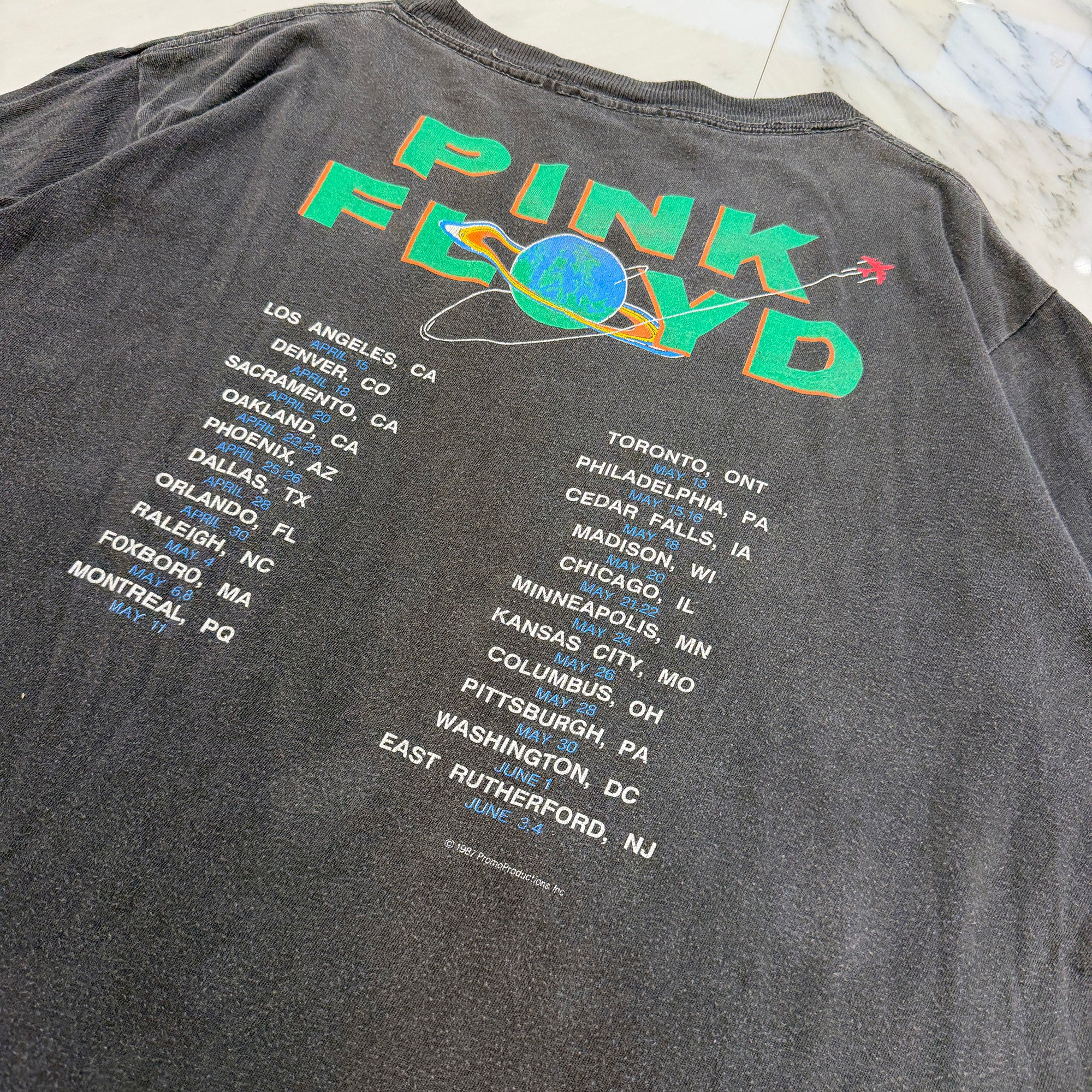 Vintage 90's Pink Floyd "A Momentary Lapse of Reason Tour 1987" S/S Tee ヴィンテージ 90's ピンクフロイド "モーメンタリー・ラプス・オブ・リーズン・ツアー 1987" Tシャツ
