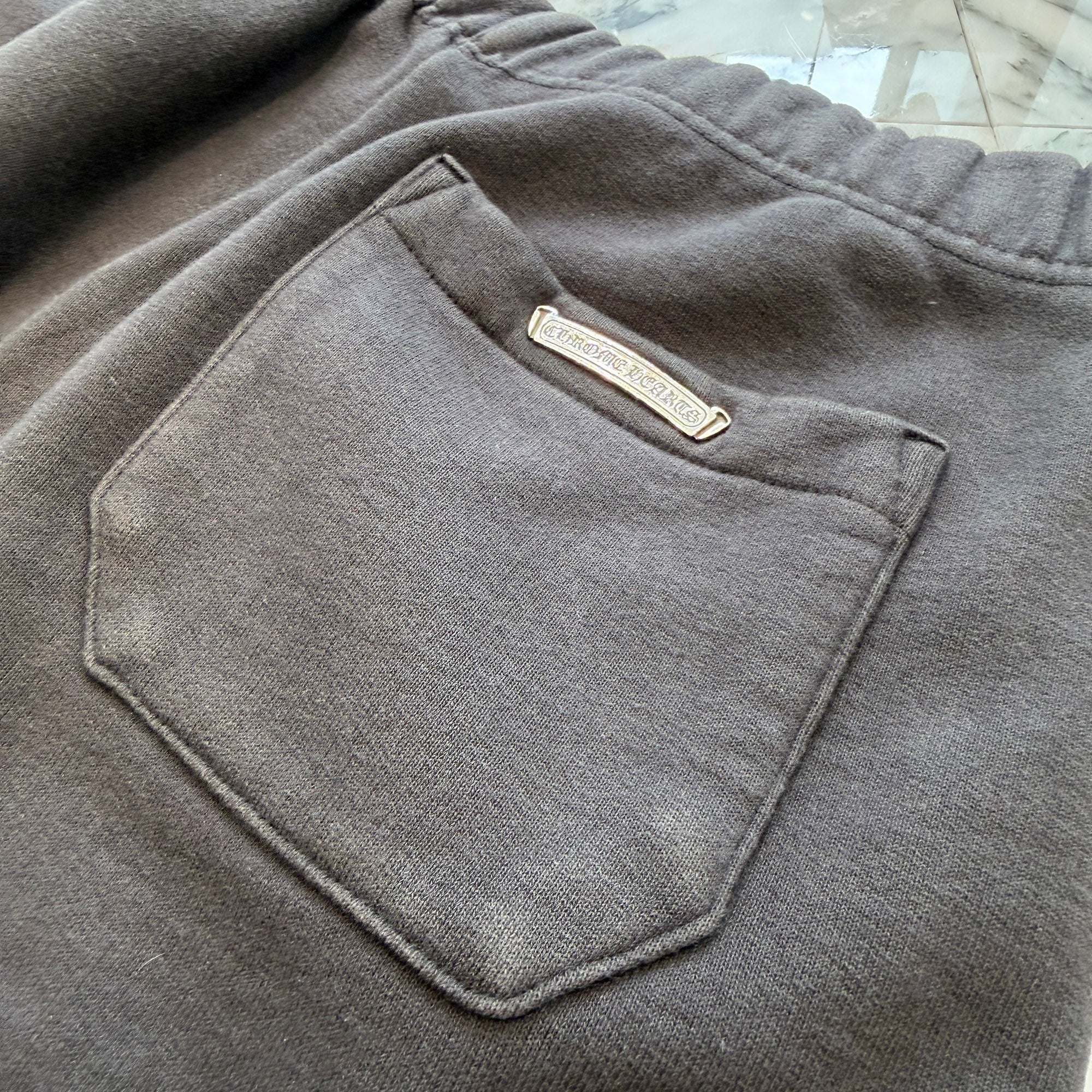 CHROME HEARTS Y NOT 3 Cemetery Cross Patch Sweat Pants Size L クロムハーツ ワイノット 3セメタリークロスパッチ スウェットパンツ サイズL