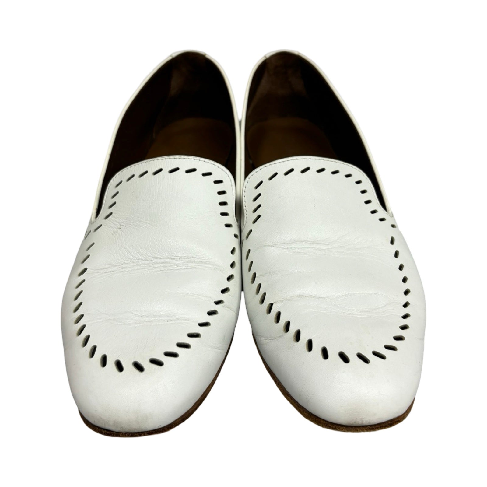 HERMES Leather Loafer Size 36 1/2