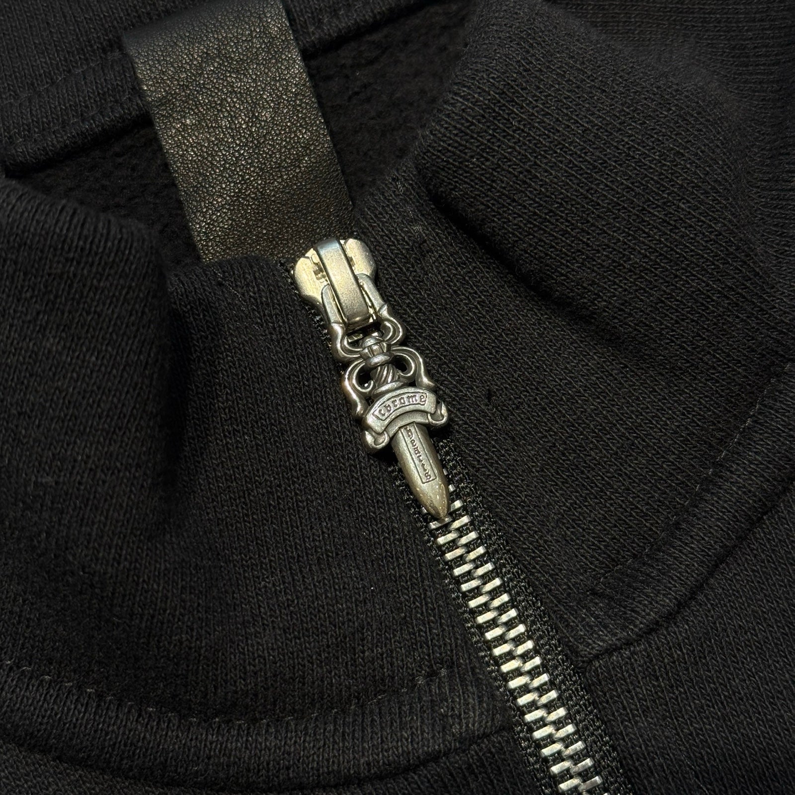 CHROME HEARTS Y NOT King Taco 3 Cemetery Cross Embroidery Half Zip Sweat Shirt Size L クロムハーツ ワイノット キングタコ 3セメタリークロス 刺繍 ハーフジップ スウェットシャツ サイズL