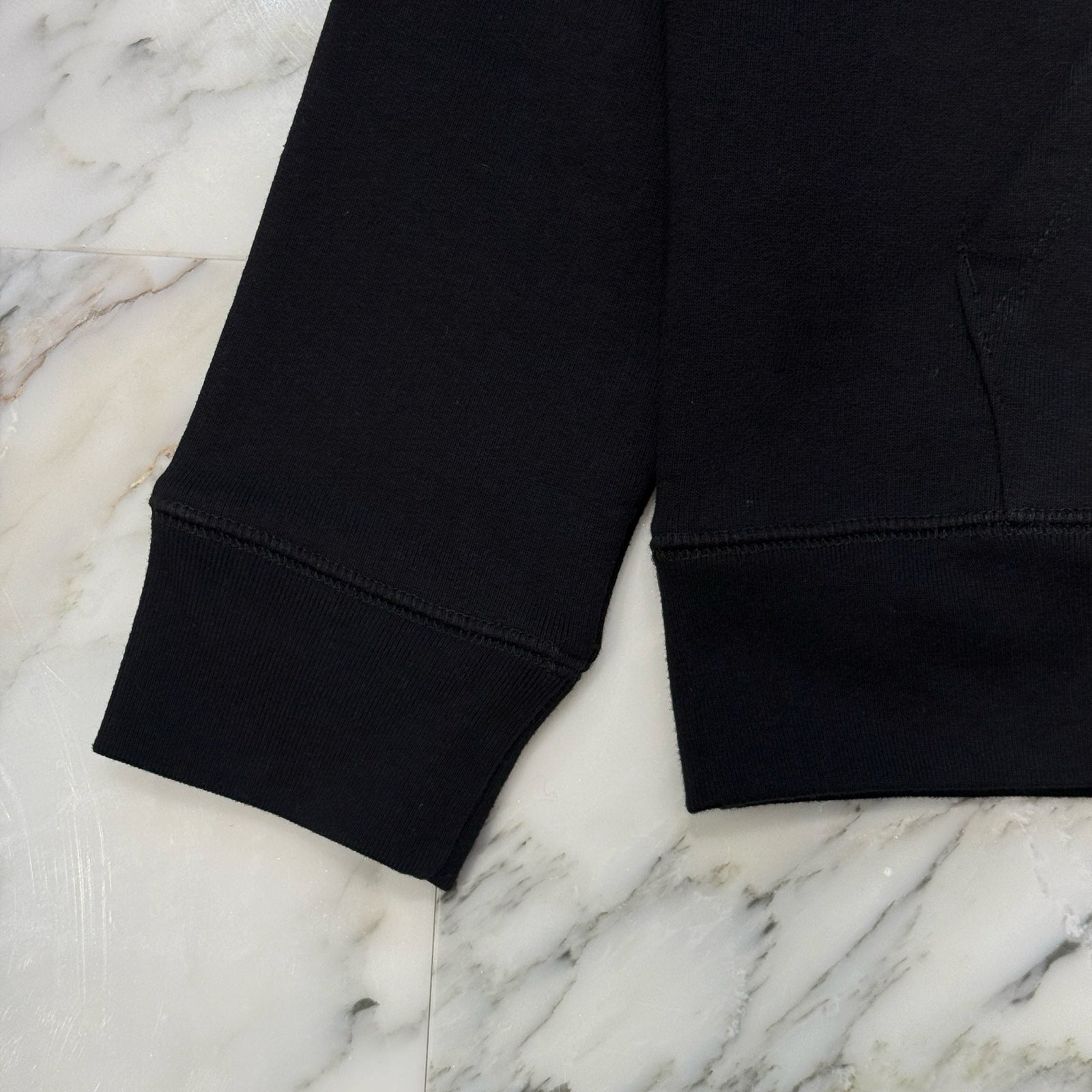 CHROME HEARTS Y NOT King Taco 3 Cemetery Cross Embroidery Half Zip Sweat Shirt Size L クロムハーツ ワイノット キングタコ 3セメタリークロス 刺繍 ハーフジップ スウェットシャツ サイズL