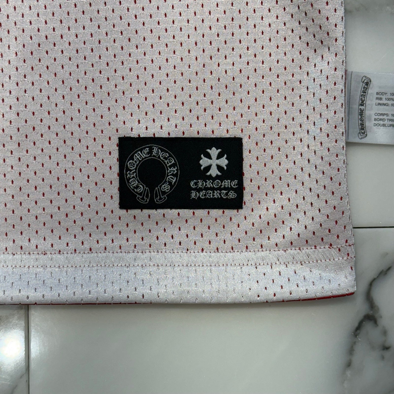 CHROME HEARTS × MATTY BOY "TEAM" Mesh Warm Up Jersey Size S クロムハーツ × マッティボーイ "チーム" メッシュウォームアップジャージー サイズS