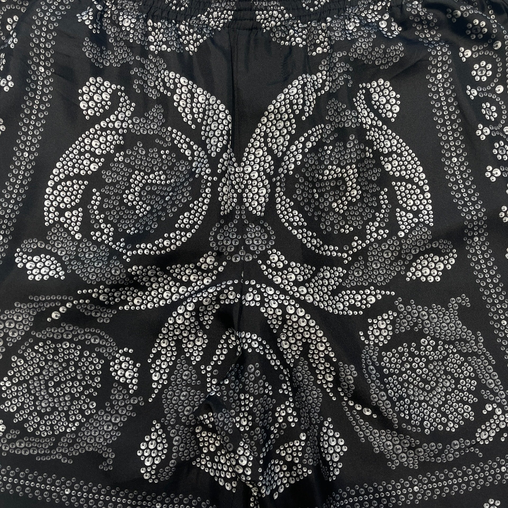 VERSACE 2023SS Repeat Baroque Silk Shorts 10024761A06140 Size 54