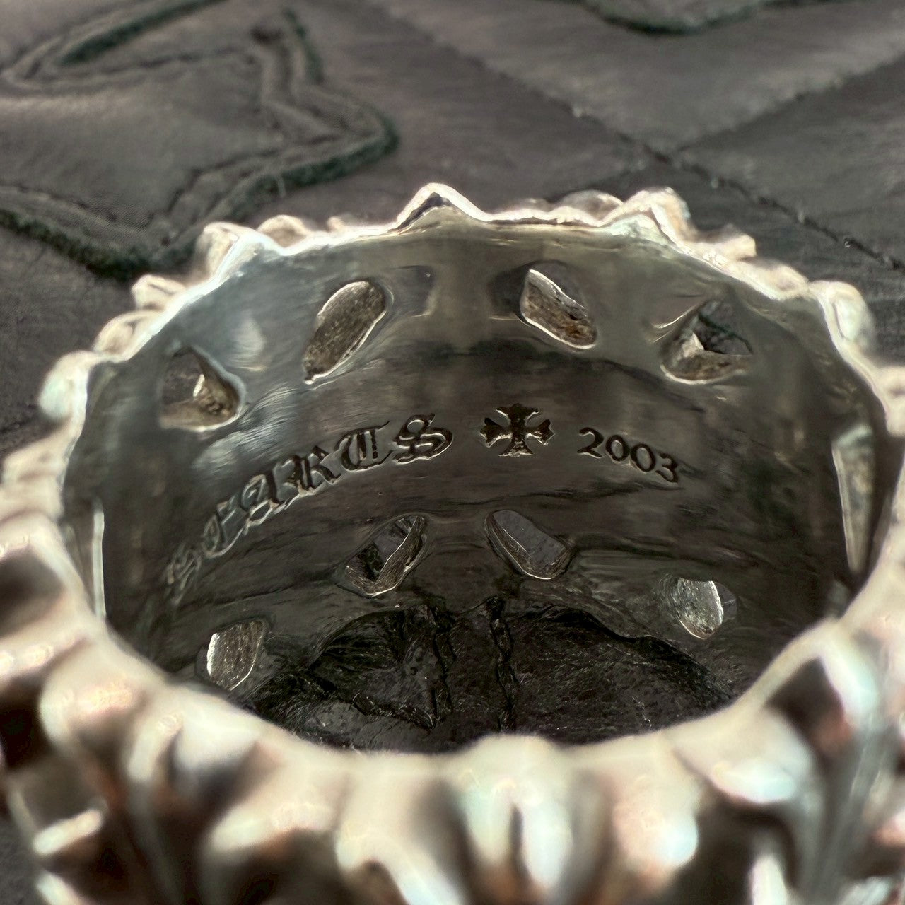 CHROME HEARTS Cemetery Cross Ring Size 22号 クロムハーツ