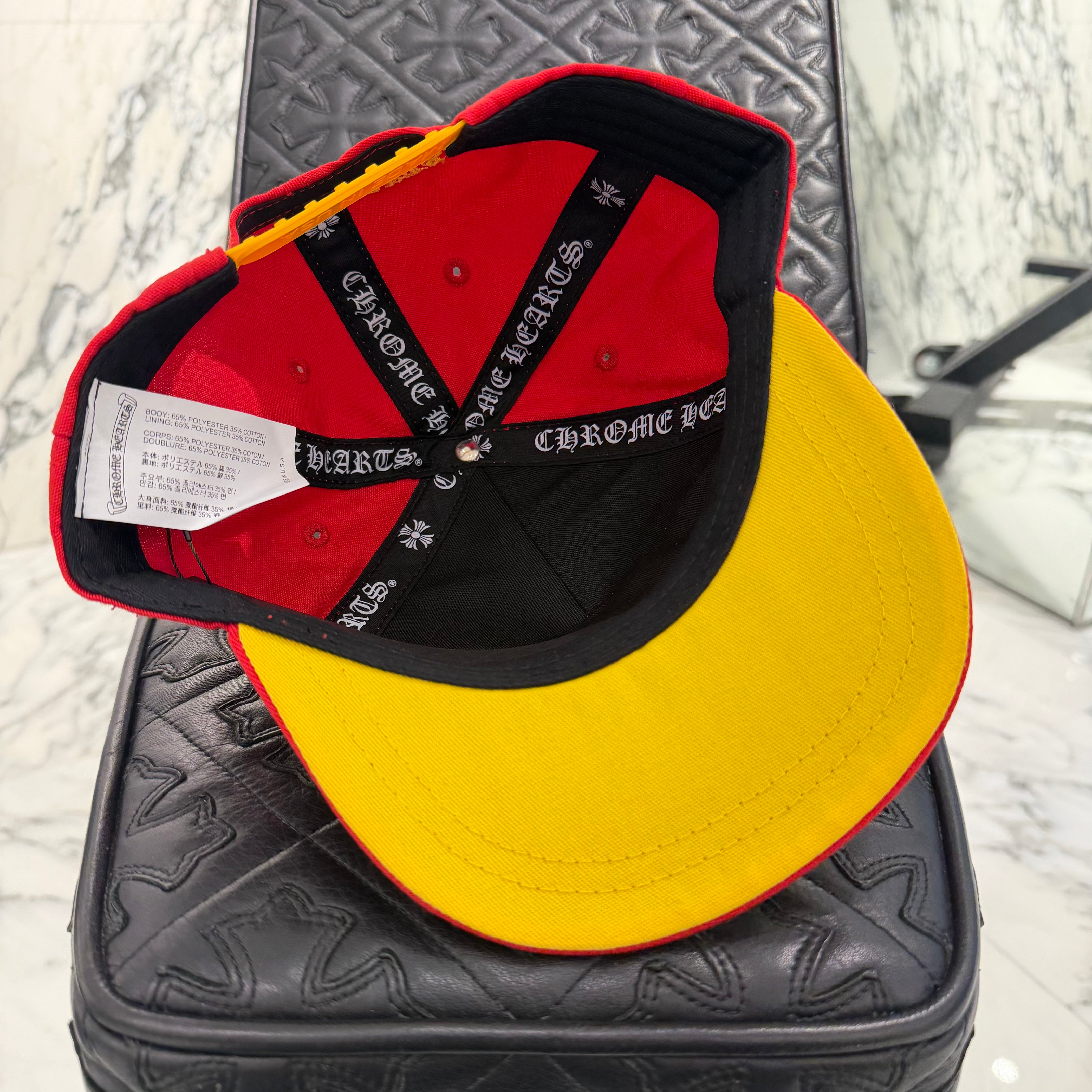 CHROME HEARTS LA Exclusive Limited CH Logo Embroidery Trucker Cap Size ONE SIZE (49-59) クロムハーツ LAエクスクルーシブリミテッド CHロゴ刺繍 トラッカーキャップ サイズONE SIZE (49-59)
