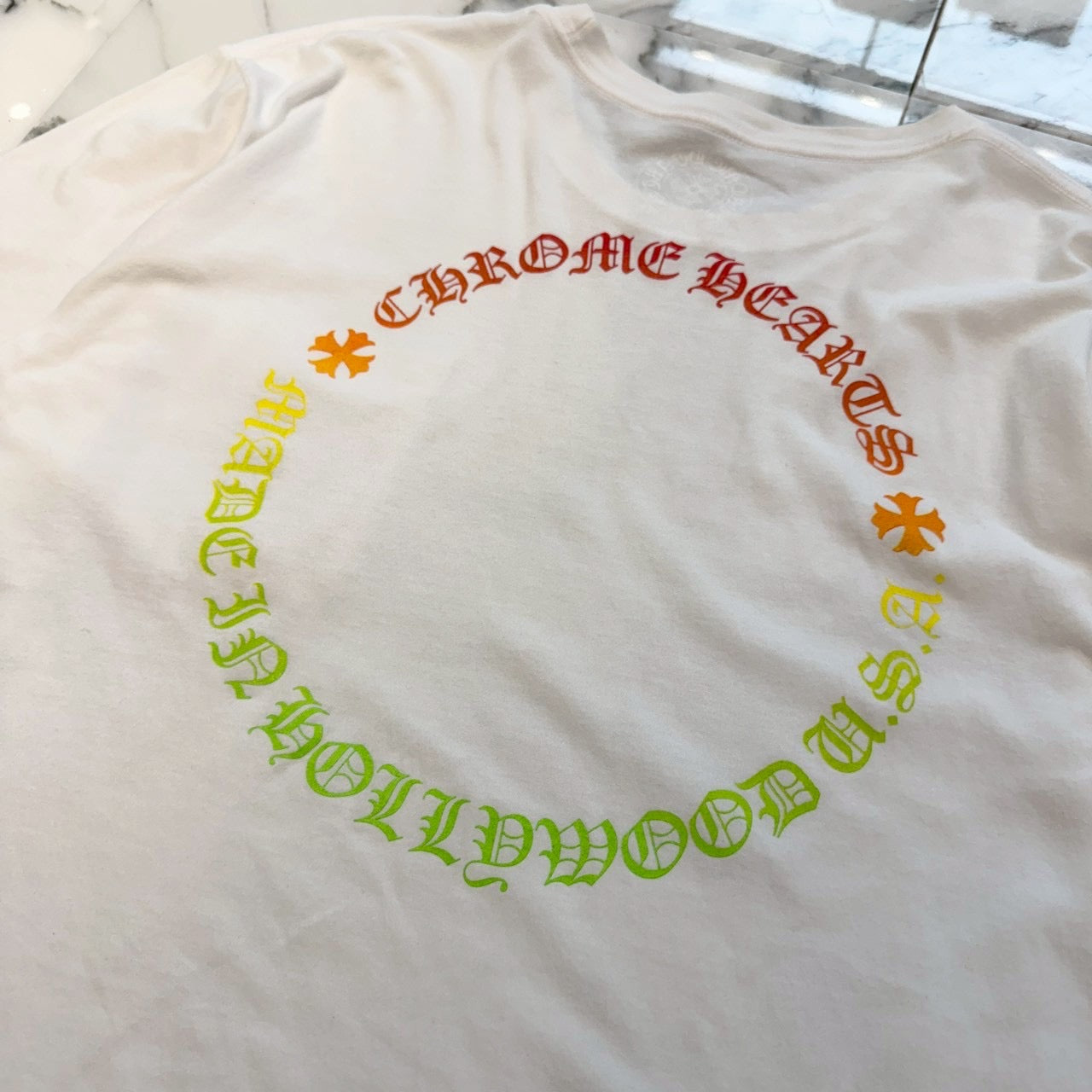 CHROME HEARTS Back Grad Circle Logo Tee Size XL クロムハーツ バックグラデーション サークルロゴ Tシャツ サイズXL