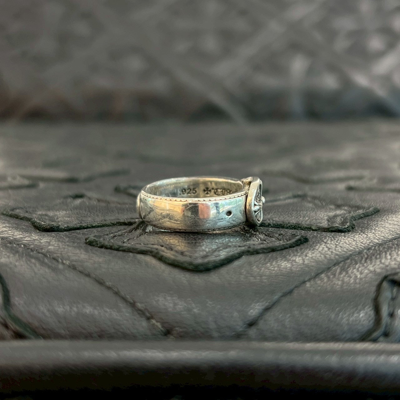 CHROME HEARTS Classic Oval Cross Belt Ring Size 11.5号 クロムハーツ クラシック オーバルクロス ベルトリング サイズ11.5号