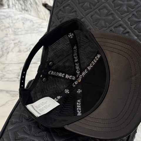 CHROME HEARTS Cemetary Cross Leather Patch Trucker Cap Size ONE SIZE(51-61）クロムハーツ セメタリークロス レザーパッチ トラッカーキャップ サイズONE SIZE（51-61）