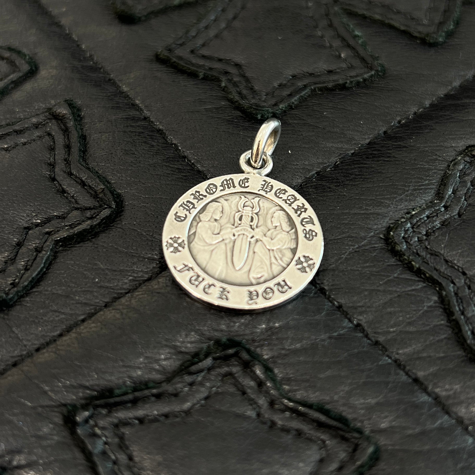 CHROME HEARTS Angel Medal Charm V1 クロムハーツ エンジェルメダルチャーム V1