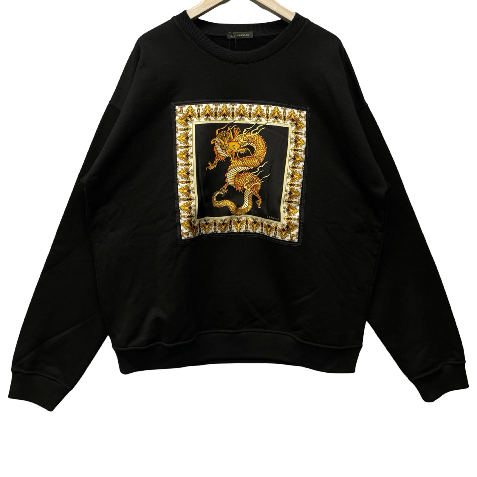 VERSACE 2019SS Dragon Print Sweatshirt A83533A228146A008 Size XXL