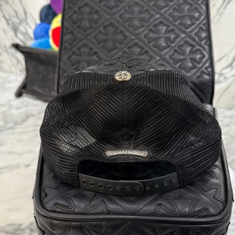 CHROME HEARTS Cemetary Cross Leather Patch Trucker Cap Size ONE SIZE(51-61）クロムハーツ セメタリークロス レザーパッチ トラッカーキャップ サイズONE SIZE（51-61）