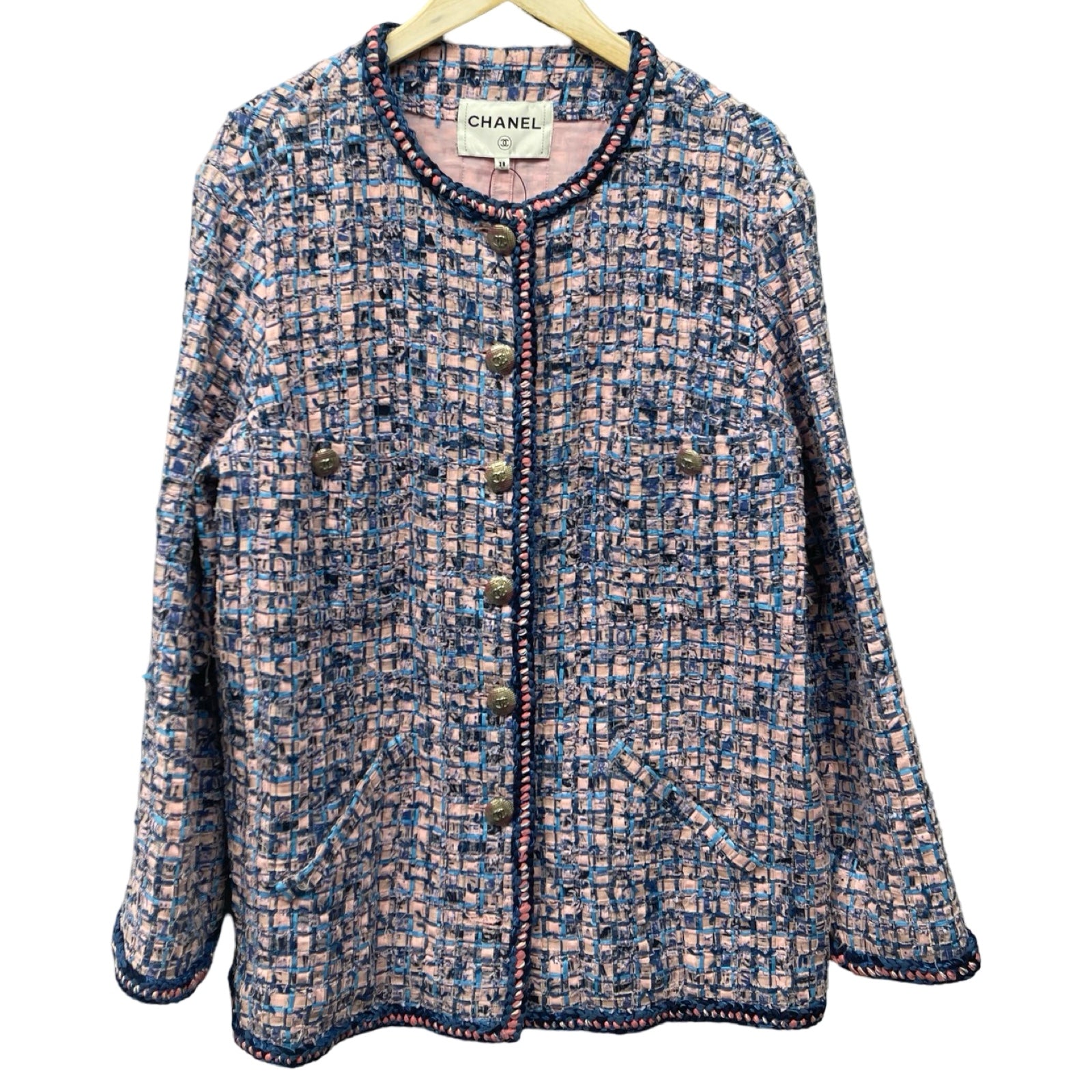 CHANEL 2021SS LesageTweed Jacket P70087V49020 Size 38