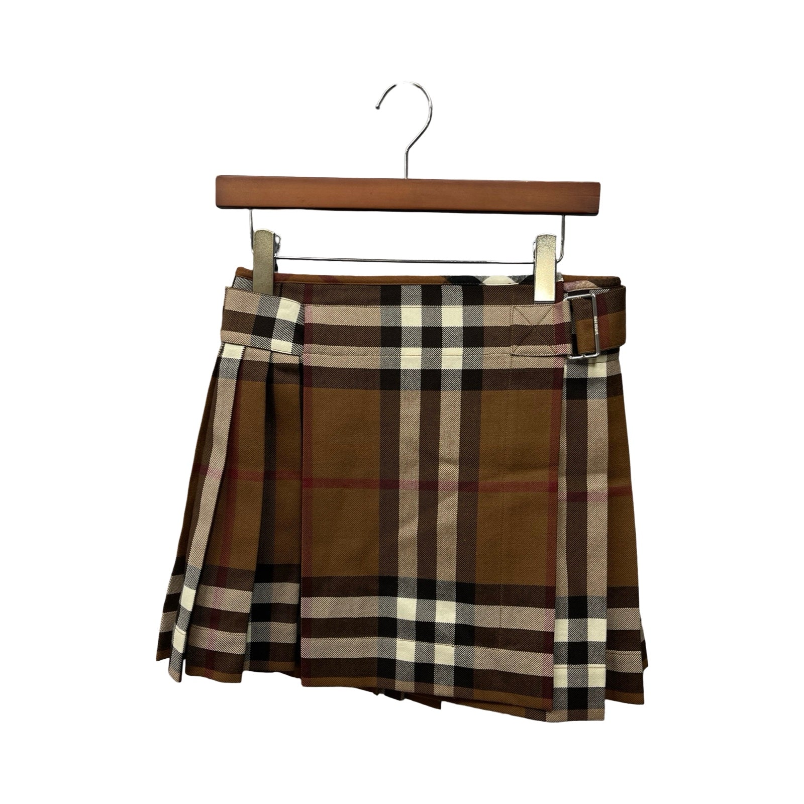 BURBERRY 2023AW Wool Pleated Skirt 8063237 73B Size 36