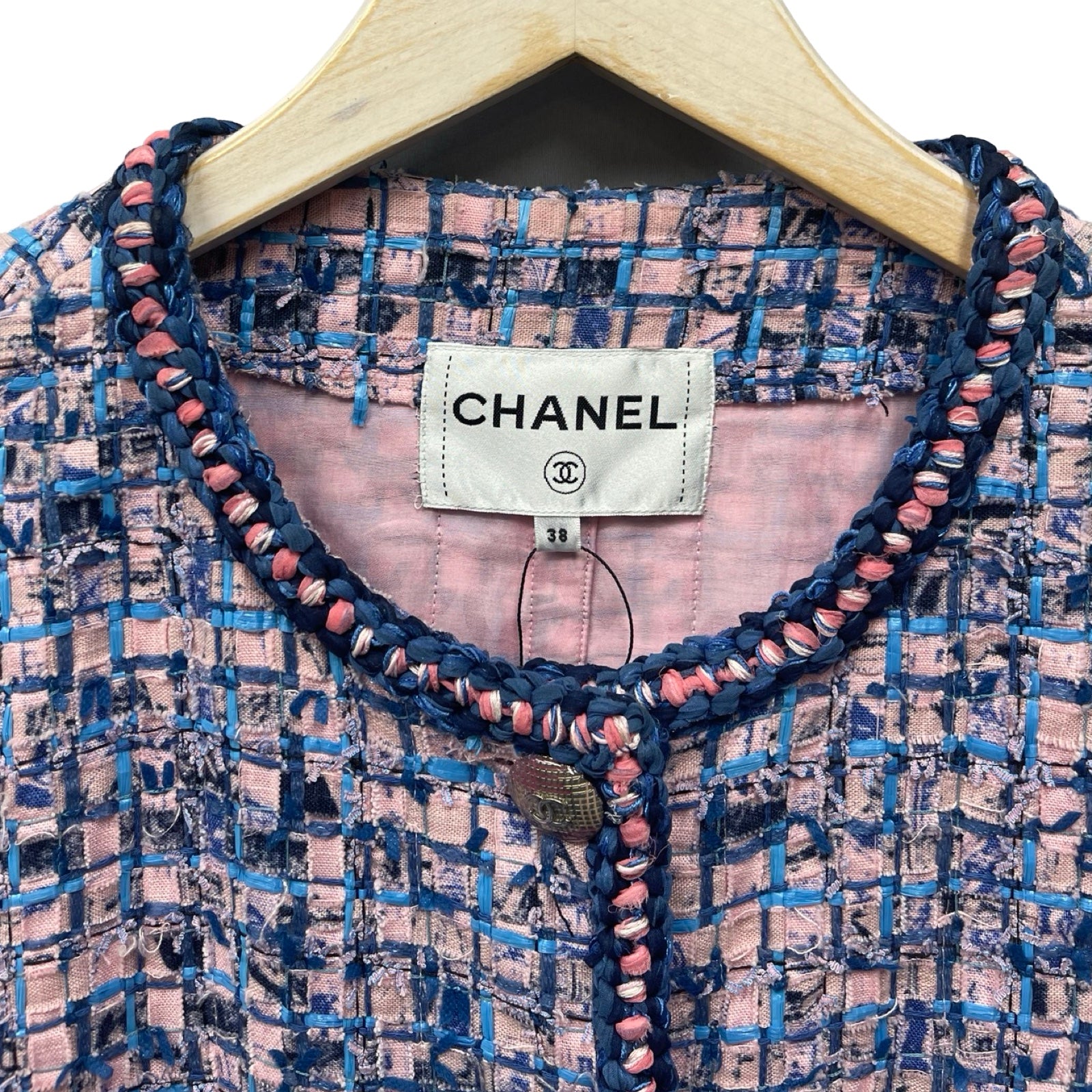 CHANEL 2021SS LesageTweed Jacket P70087V49020 Size 38