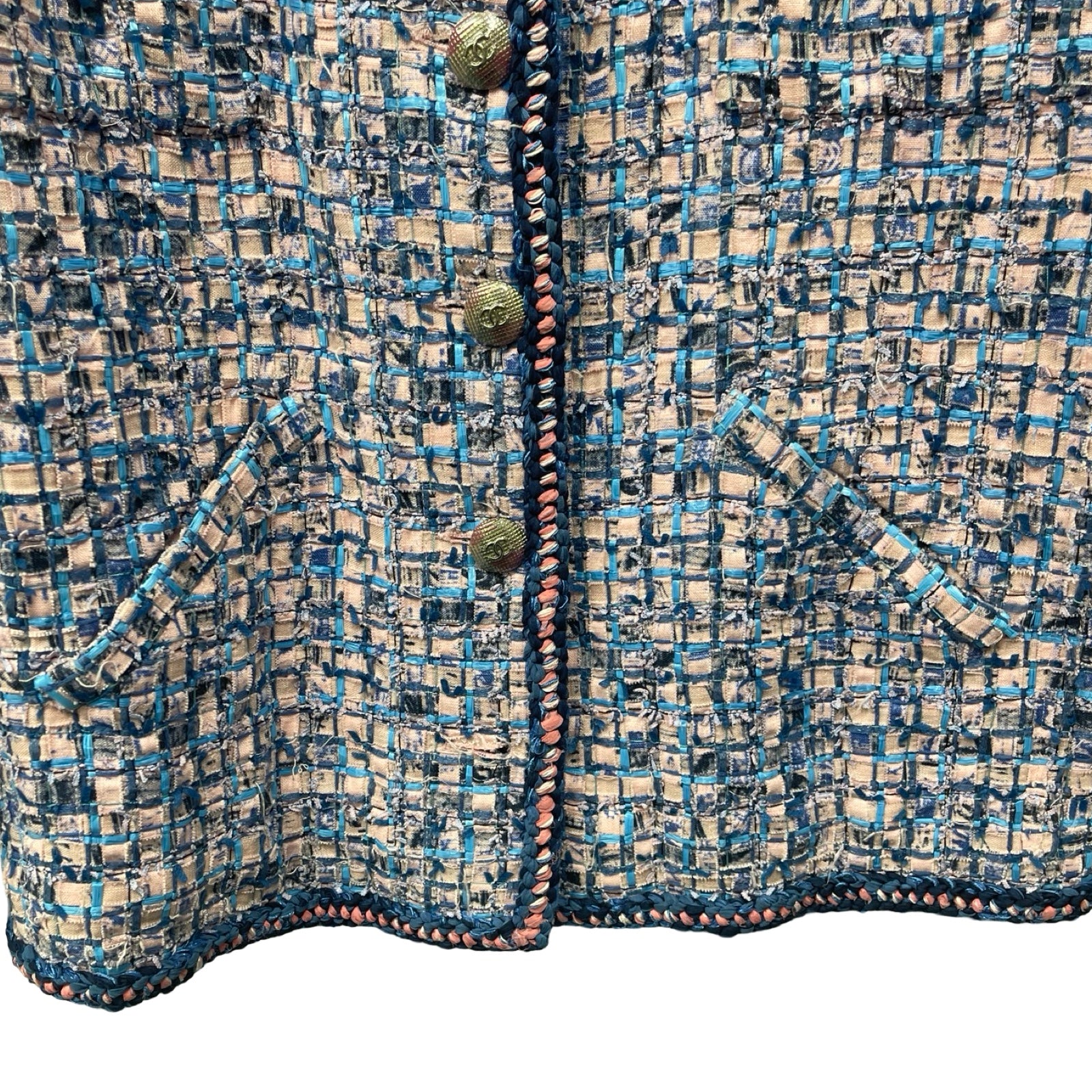 CHANEL 2021SS LesageTweed Jacket P70087V49020 Size 38