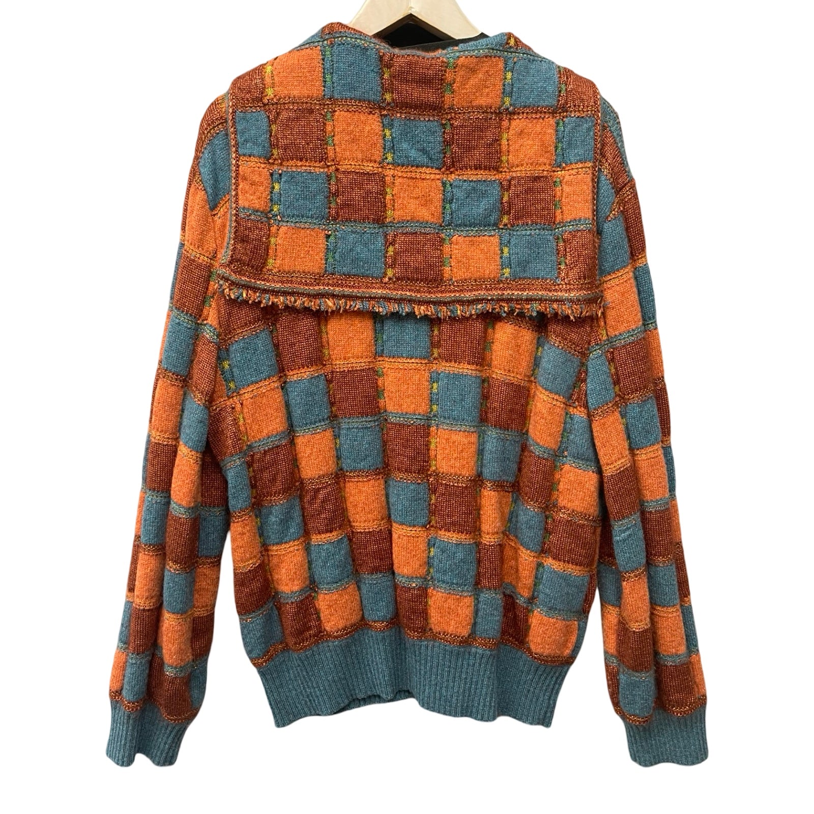 CHANEL 2018AW Patch Work Cardigan P52901K07775 Size 50