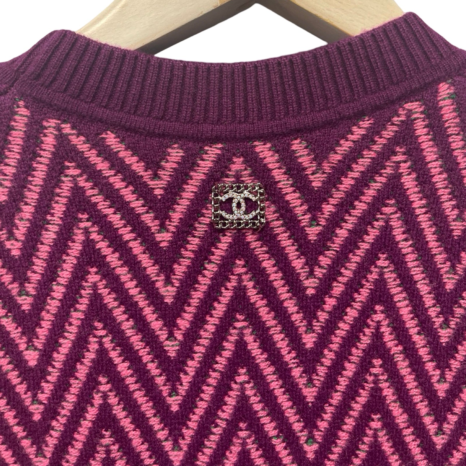 CHANEL 2022SS Cashmere Dress P71619 K10290 Size 34