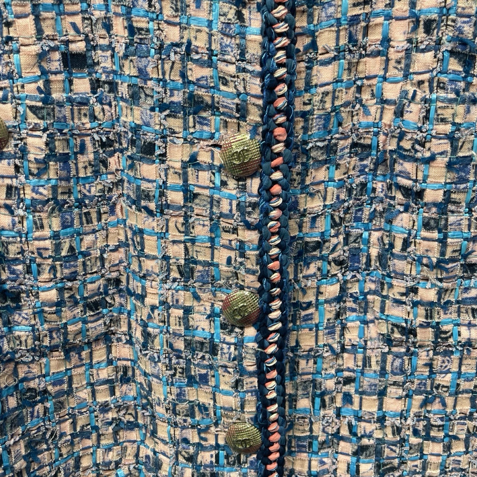 CHANEL 2021SS LesageTweed Jacket P70087V49020 Size 38