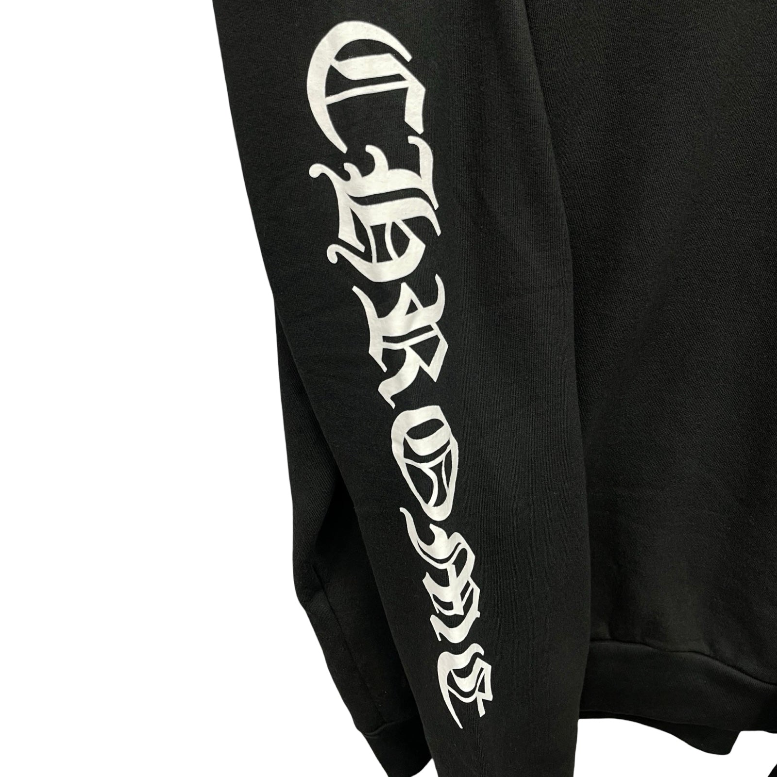 CHROME HEARTS Neck Logo Crewneck Sweatshirt Size XL