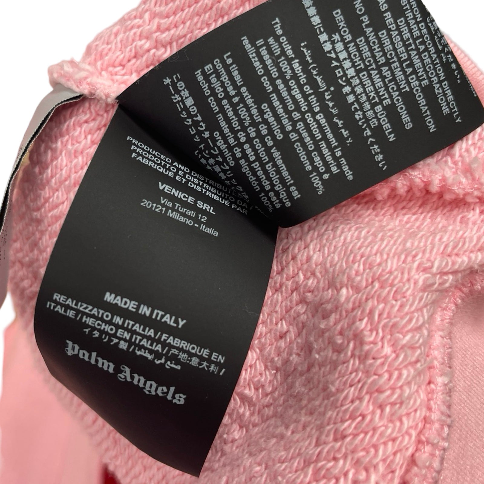 Palm Angels 2023SS PA Bear Fitted Crew Sweatshirt PWBA016C99FLE002 Size L