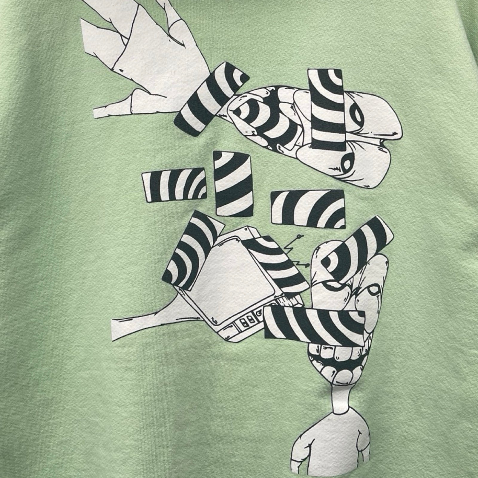 CHROME HEARTS × MATTY BOY 2019SS SEA FORM GRN Pullover Hoodie Size L