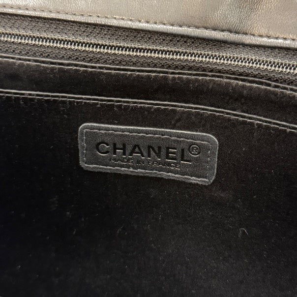 CHANEL Vintage New Travel Line All Black Chain Shoulder Bag A15285 シャネル ヴィンテージ ニュートラベルライン オールブラック チェーンショルダーバッグ