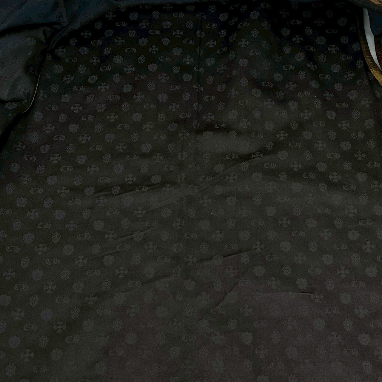 CHROME HEARTS Camouflage Leather Cross Patch DUCK VEST Size L クロムハーツ カモフラージュ レザークロスパッチ ダックベスト サイズL