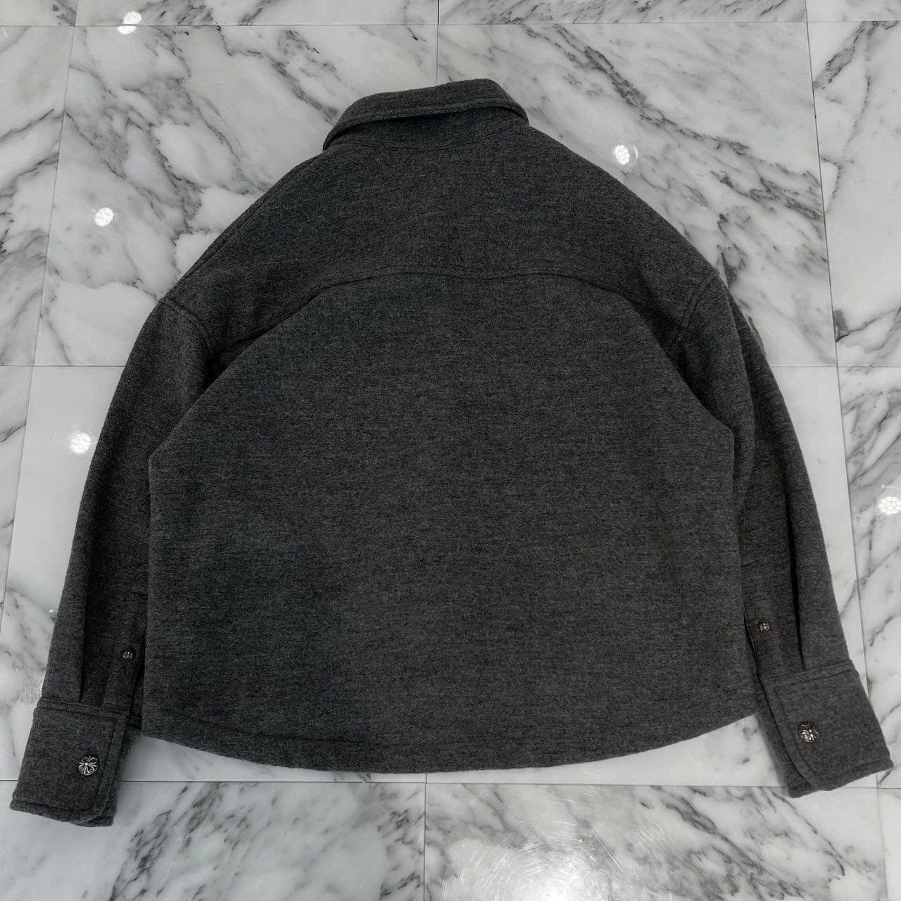 CHROME HEARTS Y NOT Cross Ball Wool Jacket Size S クロムハーツ ワイノット クロスボール ウールジャケット サイズS