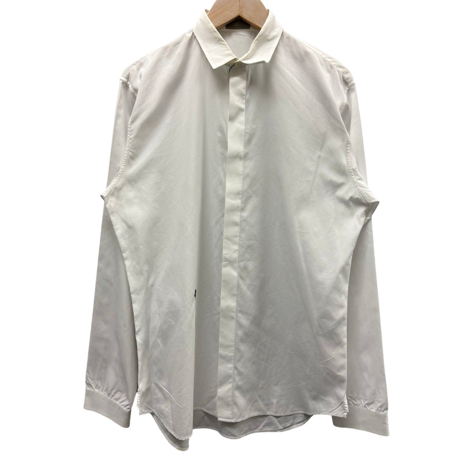 DIOR 2017SS Bee Embroidered Dress Shirt 733C518B1581 Size 41