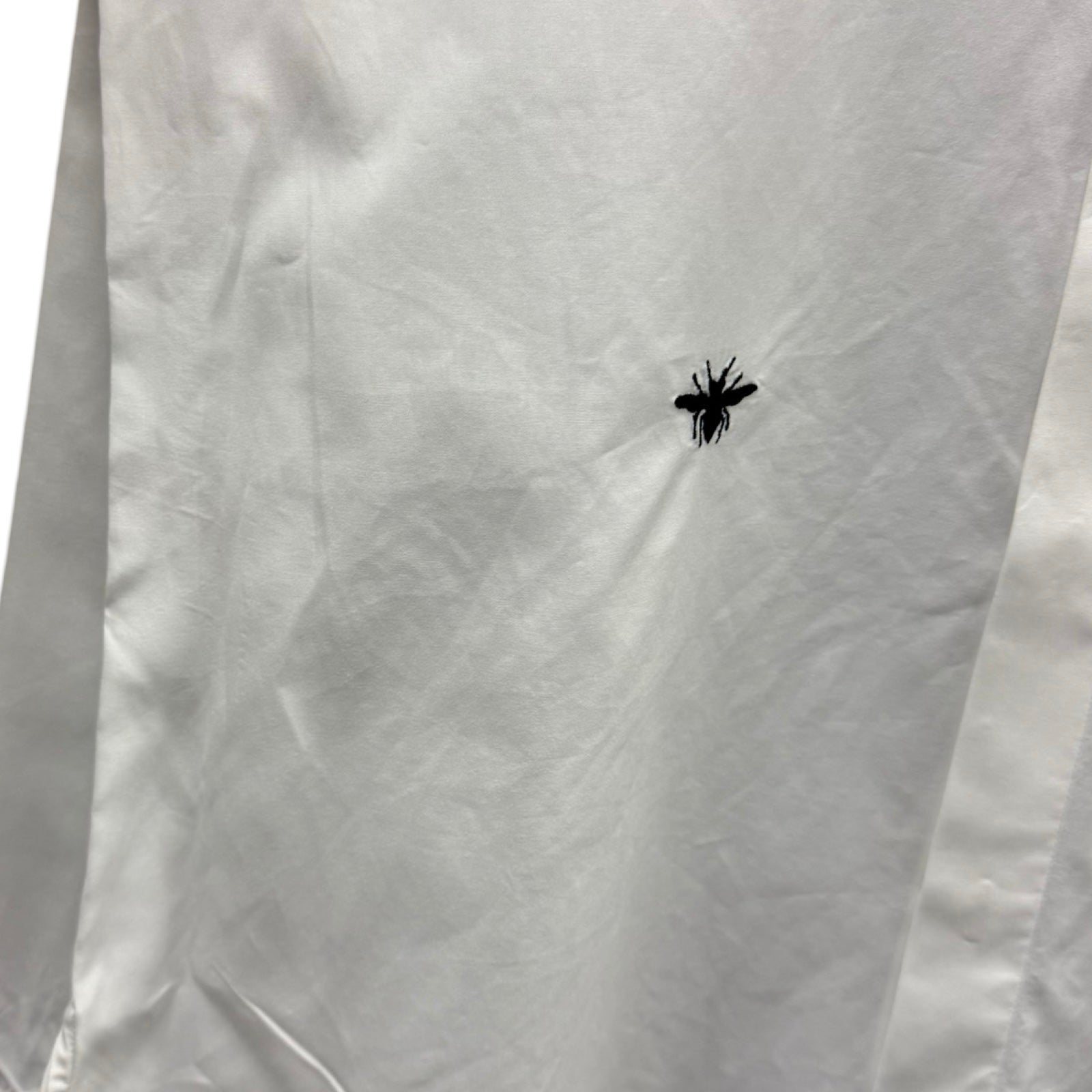 DIOR 2017SS Bee Embroidered Dress Shirt 733C518B1581 Size 41