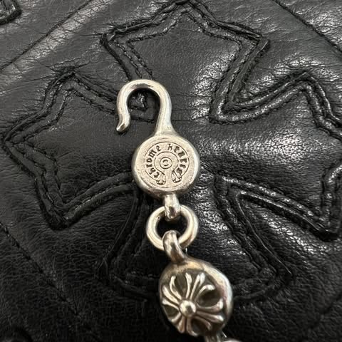 CHROME HEARTS CH Cross Pendant Small with Cross Ball Necklace クロムハーツ CHクロス ペンダント スモール ウィズ クロスボール ネックレス