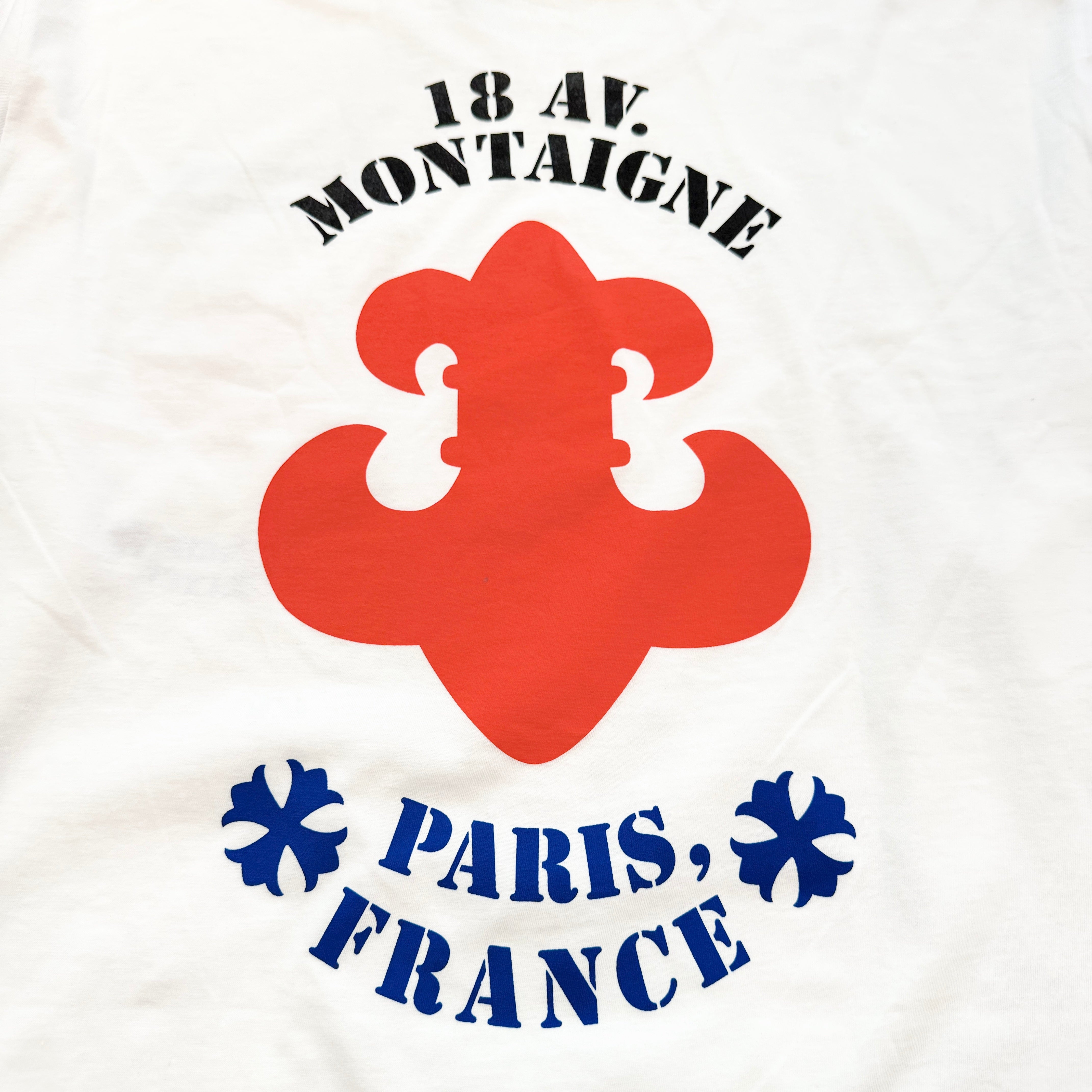 CHROME HEARTS Paris 18 AV. Montaigne Long Sleeve Tee Size XXL クロムハーツ パリス 18アベニューモンタージュ ロングスリーブTシャツ サイズXXL