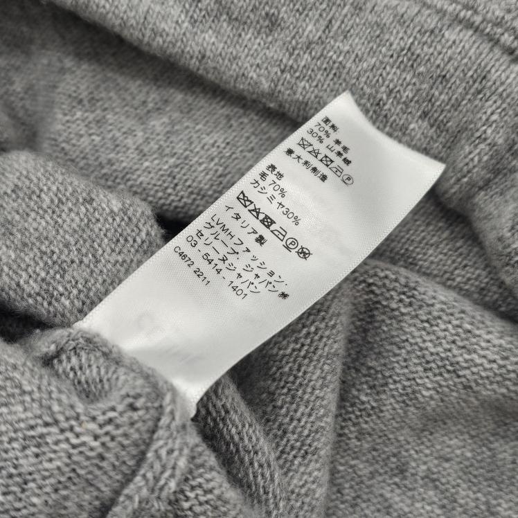 CELINE Cashmere Wool Blend Athletic Sweater 2A11V402P Size XS セリーヌ カシミヤ ウールブレンド アスレチック セーター サイズXS